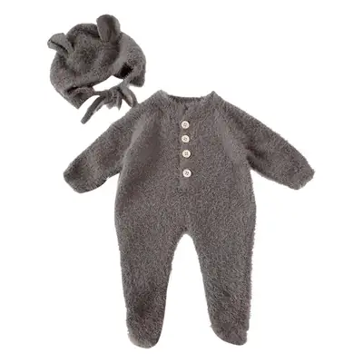 Baby Super Cute Jumpsuit Hat 0-2Yr Autumn Climbing Clothes