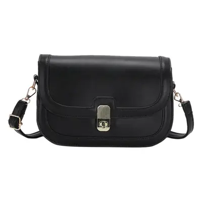 Black Textured Shoulder Bag for Women 2022