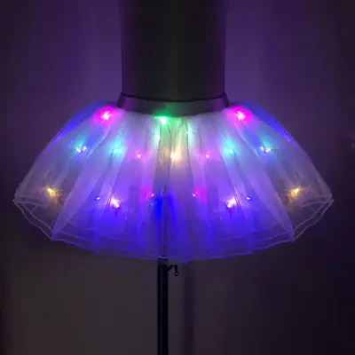 Luminous Halloween Girl's Glow Utopia Skirt
