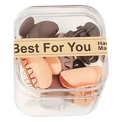 Black Crossbody Hair Clips for Women - 10 Pcs Wholesale