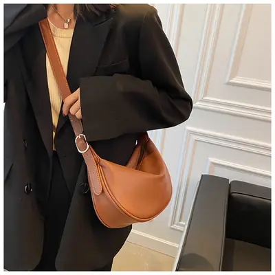 Women's Brown Shoulder Messenger Bag 2022 New Style