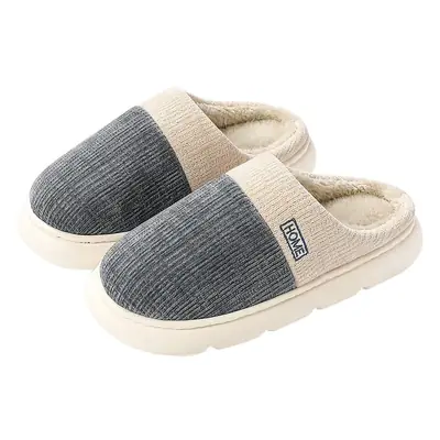 Women Winter Cotton Slippers Large Size Warm Plush