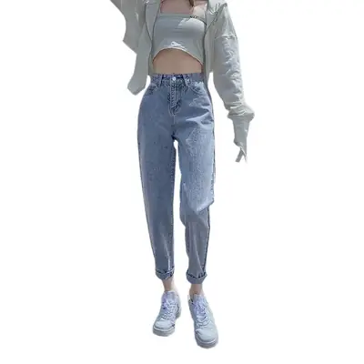Harlan Jeans Women's Salt Ankle Pants High Waist Radish
