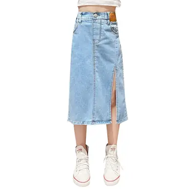 Girls Denim Skirt Medium Large Summer Wear