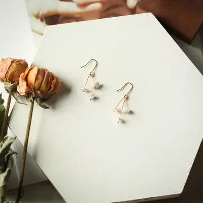Dreamy Pearl Earrings for Women Gold Plated