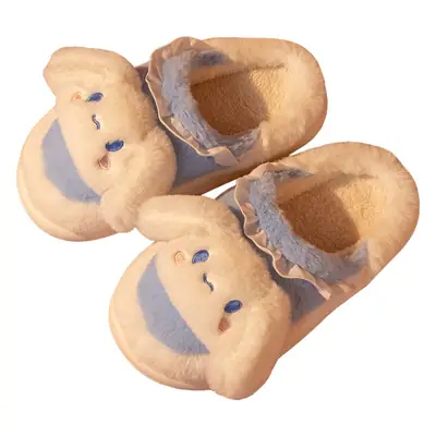 Women's Sanrio Eared Dog Cotton Winter Slippers
