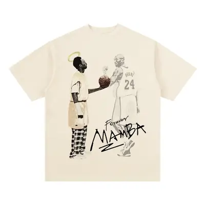 White Kobe Printed Long Sleeve T-Shirt for Women