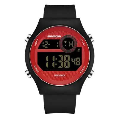 Sanda Red Digital Men's Watch 11:30 PM