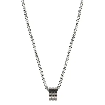 Titanium Steel Necklace Men Black Hip-hop Brand