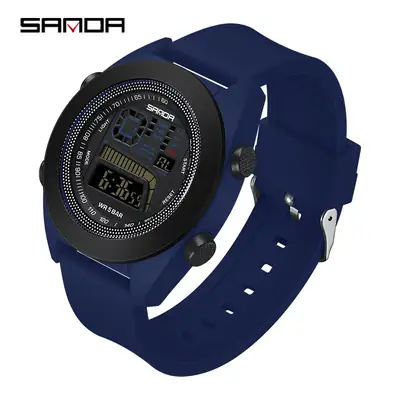 Sanda Digital Watch Black Waterproof 9025