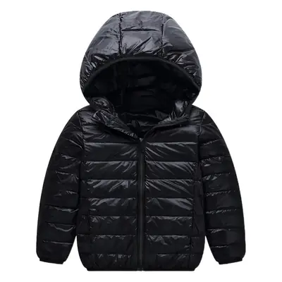 Children's Pink Hooded Puffer Jacket 2025 Winter