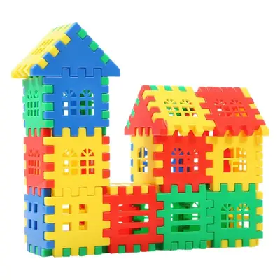 Large Square Brick House Toy for Kids 5.5cm