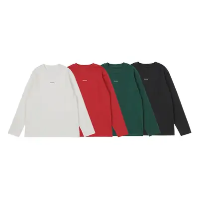 Red Long Sleeve T-Shirt for Girls Boys Medium Large