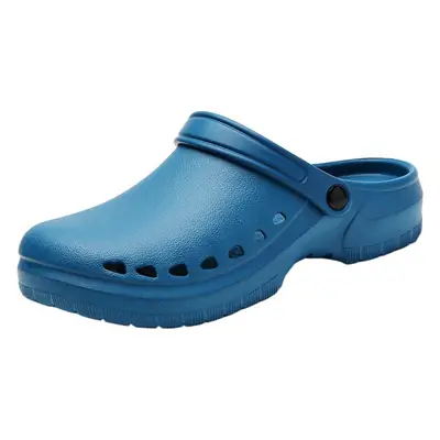 Blue Non-Slip Cave Slippers for Clean Rooms