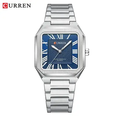 Curren Men's Green Dial Quartz Watch with Gold Case