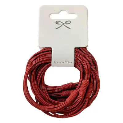 Red Korean Style Hair Rope 5.5CM Multi-strand
