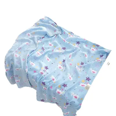 Newborn Baby Swaddle Quilt with Dinosaur Print
