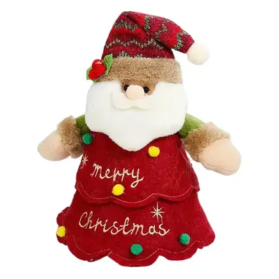 Christmas Snowmen & Santa Doll Decor Set