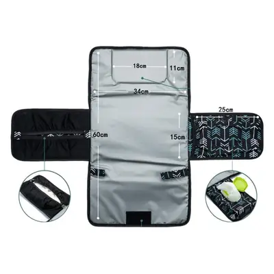 Waterproof Foldable Baby Diaper Pad for Outdoor Use