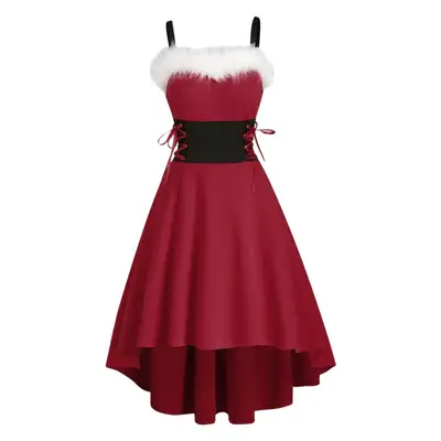 4 Color 8 Size Christmas Costume Dress Bunny Sexy Tight Waist