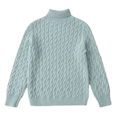 2025 Winter Kids Knit Turtleneck Pullover Medium Large