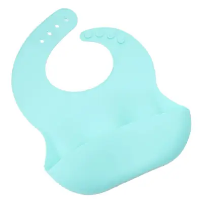 Baby Silicone Bib Waterproof Meal Pocket Slippery Towel