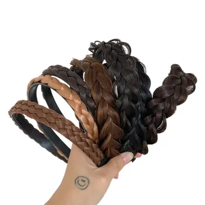Non-Slip Fishbone Hair Braid One-Piece Hair Band