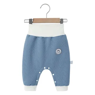 Baby Thermal Leggings White Cotton Padded High Waist