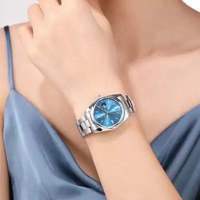 IIK Yellow Dial Women's Quartz Calendar Watch