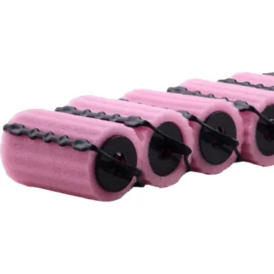 Pink Non-Ironing Hair Curling Stick Set of 8