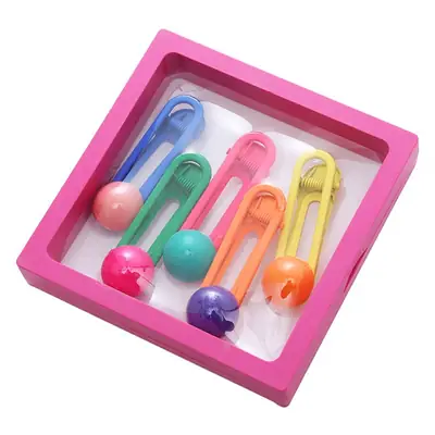 Kids Cartoon Hairpins with Jelly Bean Design