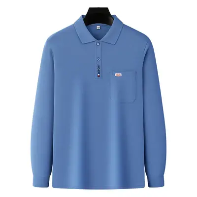 Pure Cotton Men's Long Sleeve T-Shirt Spring Autumn