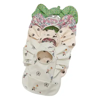 Baby Bibs with Saliva Pockets & Rice Pockets