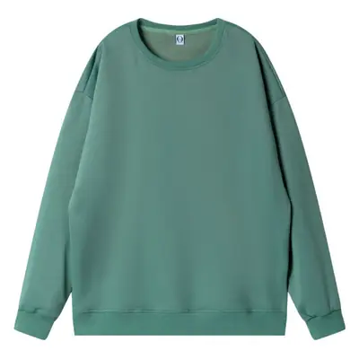 Red Round Neck Pullover Sweater 260g Cotton