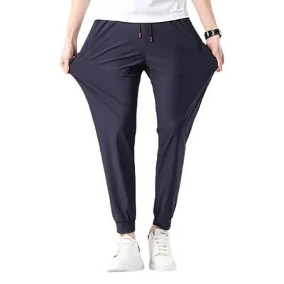 Men Ice Silk Toe Pants Black Sports Casual Wholesale