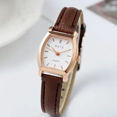 Joker Quartz Watch Set Black Brown White 4 Pcs
