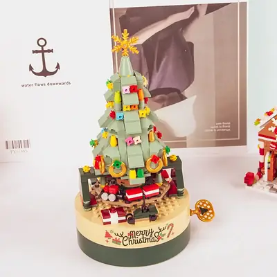 Christmas Building Blocks Tree Decor for Girls