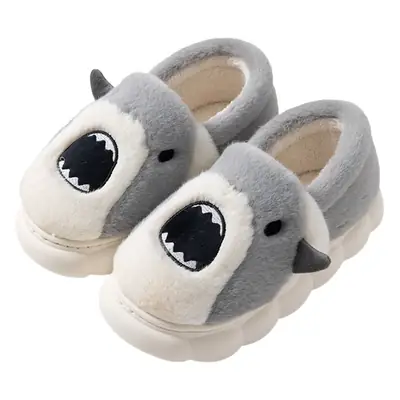 Cute Cartoon Plush Slippers Female Winter Warm Non-Slip