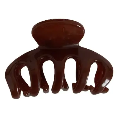 Wooden Hair Clip with 6 Prongs for Medium Back Head Grip