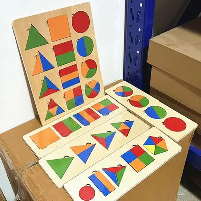 Cross-Border Montessori Shape Matching Toy for Kids