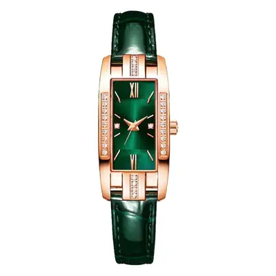 Shake Voice Live Explosions Small Green Watch Internet Red Drainage Diamond Small Square Women's Watch Women's Watch Vintage Fashion Watch