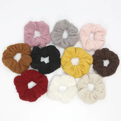 Plush Wool Hair Band for Women Autumn Winter Large