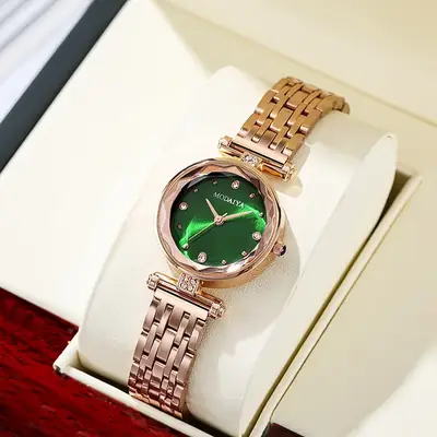 Women's Luxury Rhinestone Quartz Watch All Steel Band