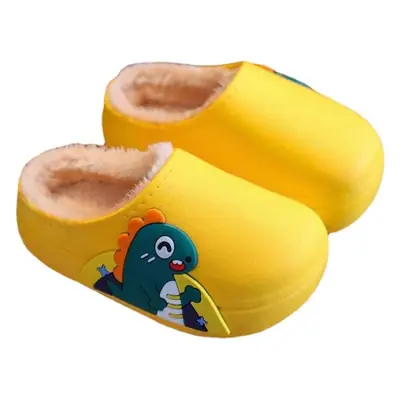 New home cotton shoes children wholesale winter fleece-lined warm waterproof non-slip soft bottom cute boys and girls cotton slippers