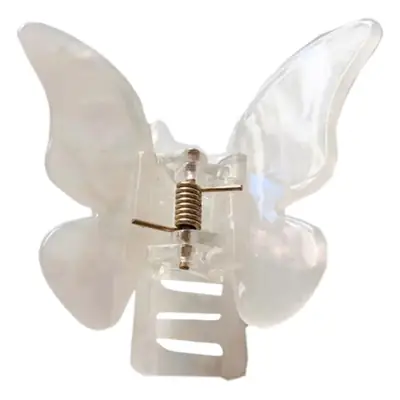 Acetic Acid Butterfly Hair Clip Women French Style Elegant Back