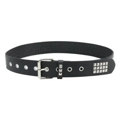 Black Punk Belt with Square Rivets for Men Women