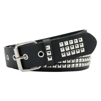 Women's Black Square Beads Belt for Men & Women