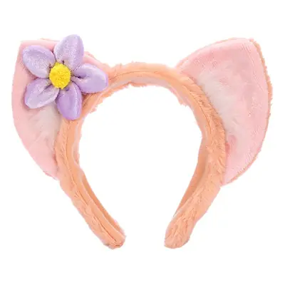 Plush Flower Hair Clip for Girls Cute Headband