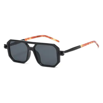 Men's Double Beam Box Glasses European American Style