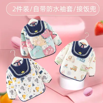 Waterproof Baby Eating Bib for Boys Girls Autumn Winter